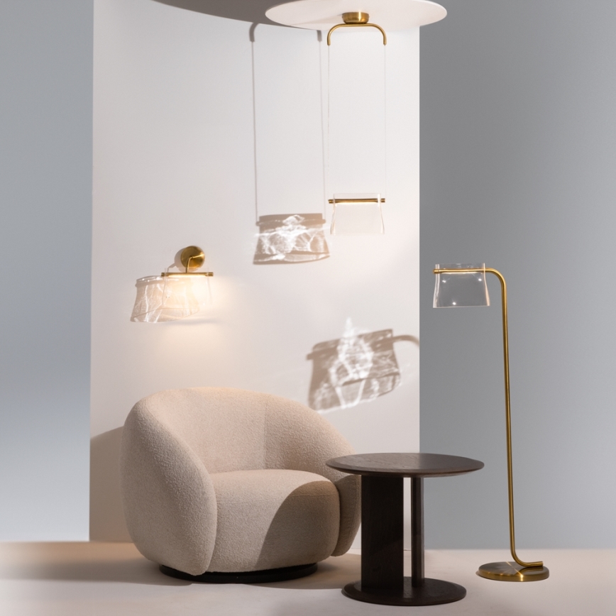 Maytoni MOD170PL-L8BS3K - LED Пендел CABARET LED/8W/230V златист