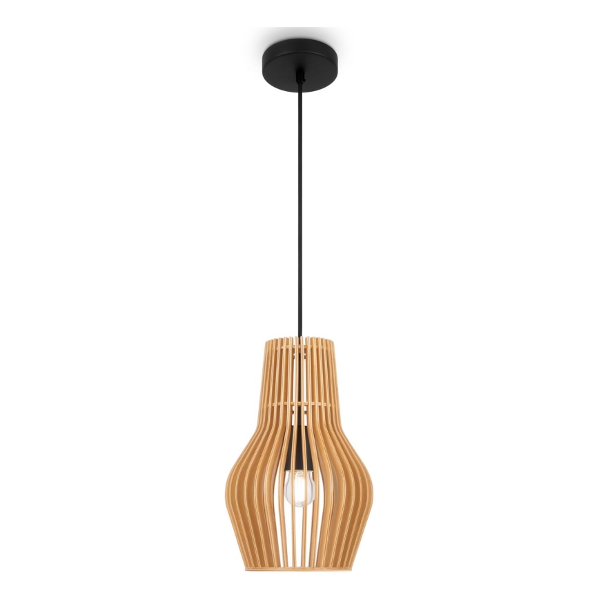 Maytoni MOD191PL-01W - Пендел ROOTS 1xE27/40W/230V Ø 20 см бежов