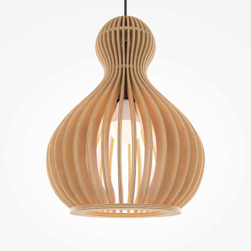Maytoni MOD192PL-01W1 - Пендел ROOTS 1xE27/40W/230V Ø 30 см бежов