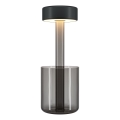 Maytoni MOD229TL-L3B3K3 - LED Димируем акумулаторен преносим настолна лампа LED/3W/5V 2200-4000K 2000 mAh черен/сив
