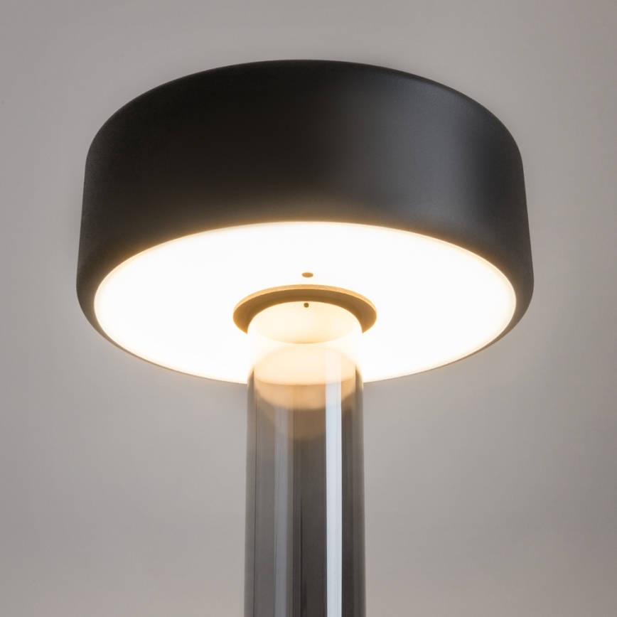 Maytoni MOD229TL-L3B3K3 - LED Димируем акумулаторен преносим настолна лампа LED/3W/5V 2200-4000K черен/сив