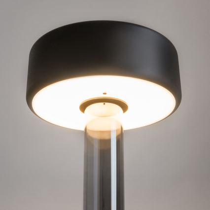 Maytoni MOD229TL-L3B3K3 - LED регулируема преносима настолна лампа с акумулатор LED/3W/5V 2200-4000K 2000 mAh черно/сиво