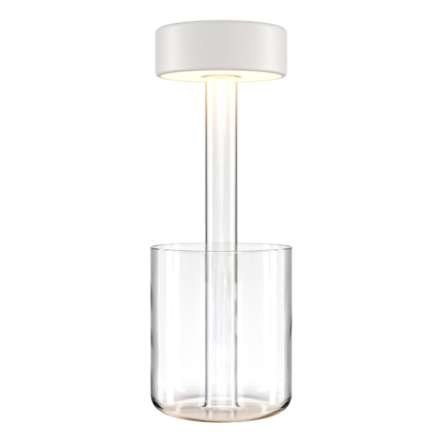 Maytoni MOD229TL-L3W3K1 - LED Димируем акумулаторен преносим настолна лампа LED/3W/5V 2200-4000K бял/прозрачен