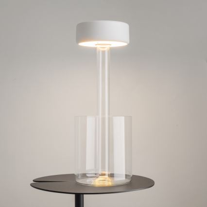 Maytoni MOD229TL-L3W3K1 - LED Димируем акумулаторен преносим настолна лампа LED/3W/5V 2200-4000K бял/прозрачен