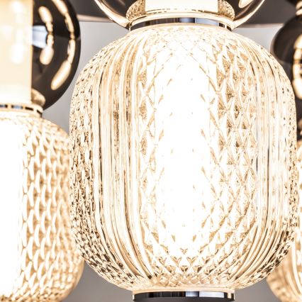 Maytoni MOD273CL-L60CH3K - LED Плафониера DROP 4xLED/15W/230V Ø 43 см лъскав хром