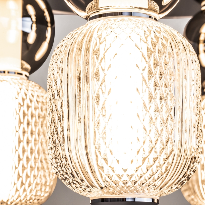 Maytoni MOD273CL-L60CH3K - LED Плафониера DROP 4xLED/15W/230V Ø 43 см лъскав хром