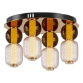 Maytoni MOD273CL-L60G3K - LED Плафониера DROP 4xLED/15W/230V Ø 43 см златист