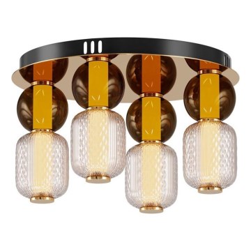 Maytoni MOD273CL-L60G3K - LED Плафониера DROP 4xLED/15W/230V Ø 43 см златист