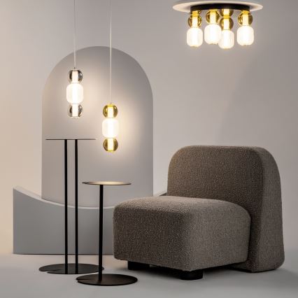Maytoni MOD273CL-L60G3K - LED Плафониера DROP 4xLED/15W/230V Ø 43 см златист