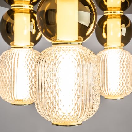 Maytoni MOD273CL-L60G3K - LED Плафониера DROP 4xLED/15W/230V Ø 43 см златист