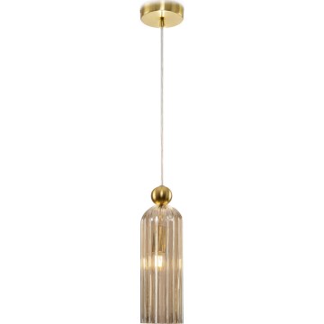 Maytoni MOD302PL-01CG - Пендел ANTIC 1xE14/40W/230V златист/бежов