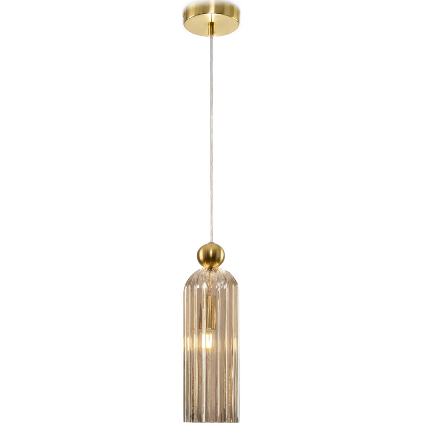 Maytoni MOD302PL-01CG - Пендел ANTIC 1xE14/40W/230V златист/бежов