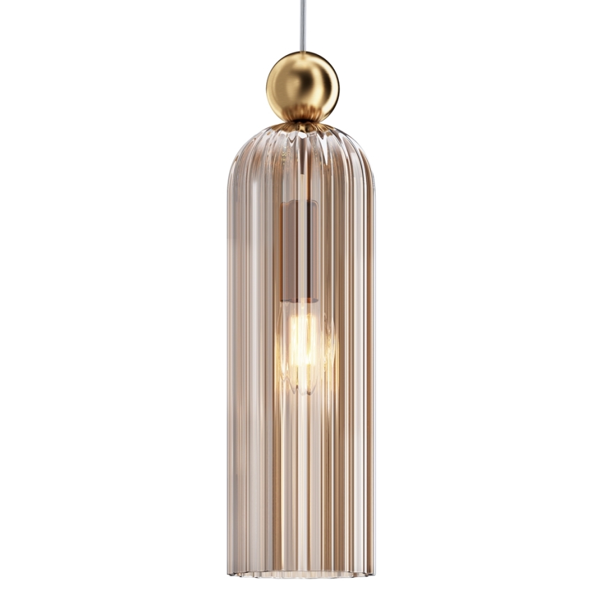 Maytoni MOD302PL-01CG - Пендел ANTIC 1xE14/40W/230V златист/бежов