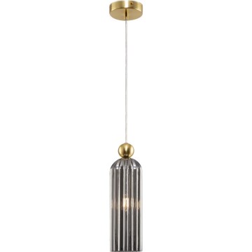 Maytoni MOD302PL-01GR - Пендел ANTIC 1xE14/40W/230V златист/сив