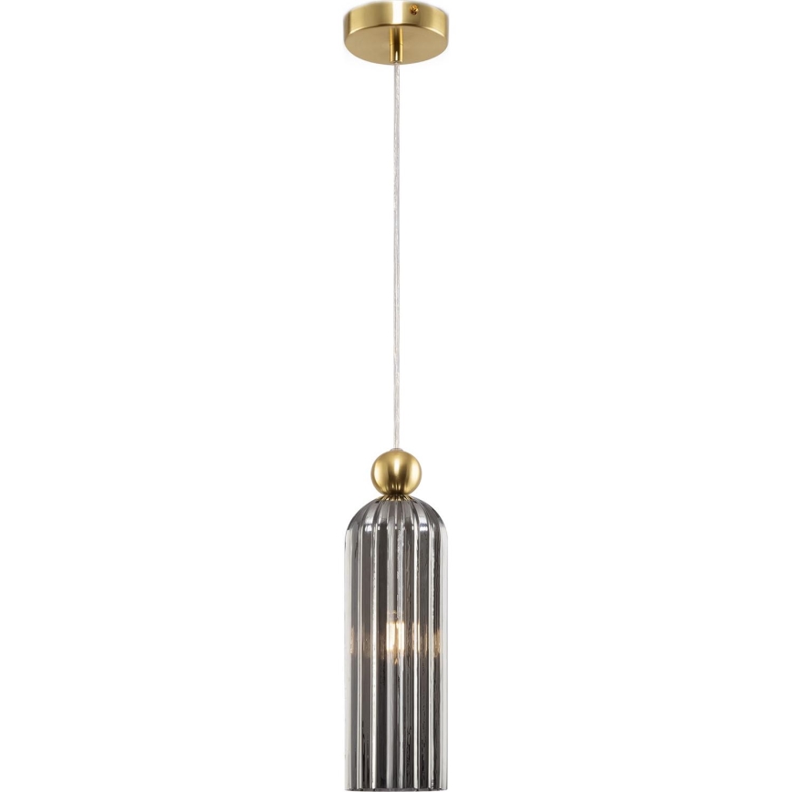 Maytoni MOD302PL-01GR - Пендел ANTIC 1xE14/40W/230V златист/сив