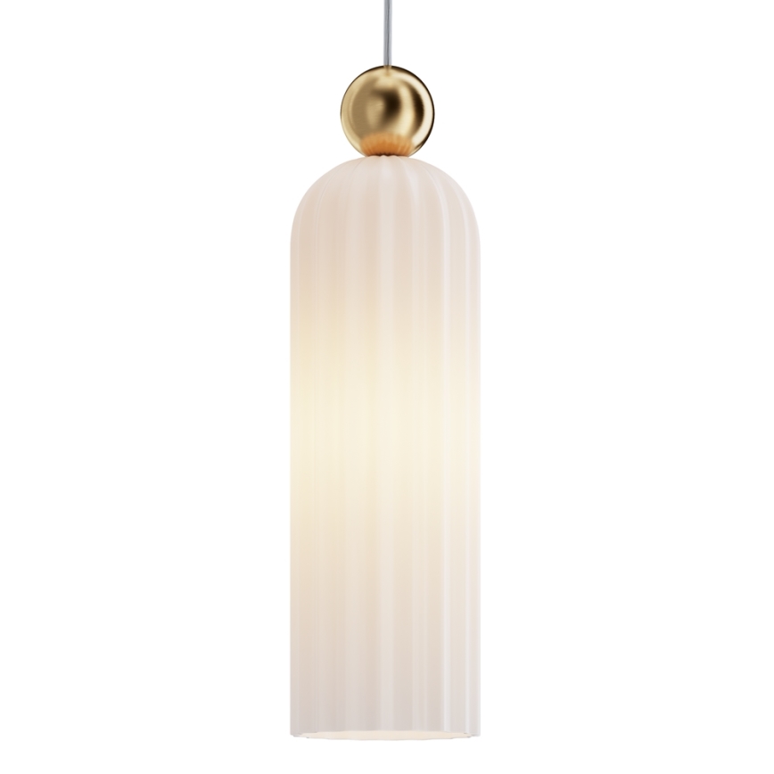 Maytoni MOD302PL-01W - Пендел ANTIC 1xE14/40W/230V златист/бял