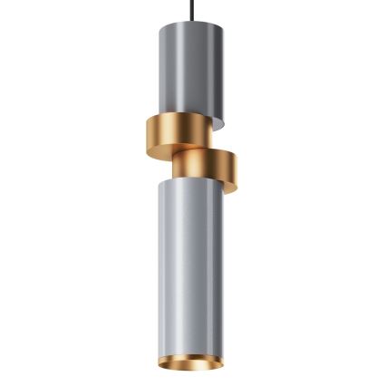 Maytoni MOD303PL-01CFL2 - Пендел PALETTE 1xGU10/40W/230V сив/златист