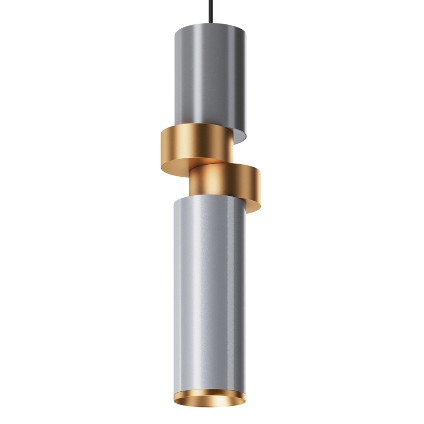 Maytoni MOD303PL-01CFL2 - Пендел PALETTE 1xGU10/40W/230V сив/златист