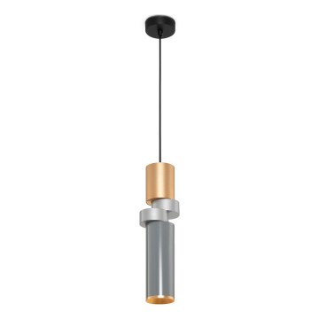 Maytoni MOD303PL-01CFL3 - Пендел PALETTE 1xGU10/40W/230V златист/сив