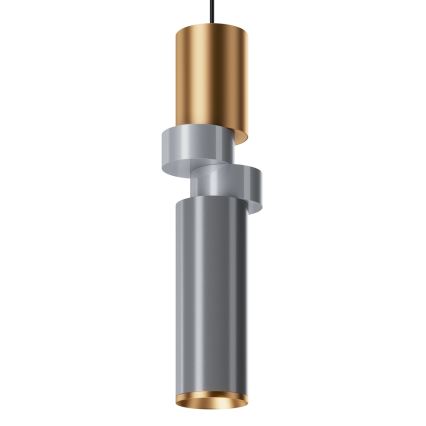 Maytoni MOD303PL-01CFL3 - Пендел PALETTE 1xGU10/40W/230V златист/сив