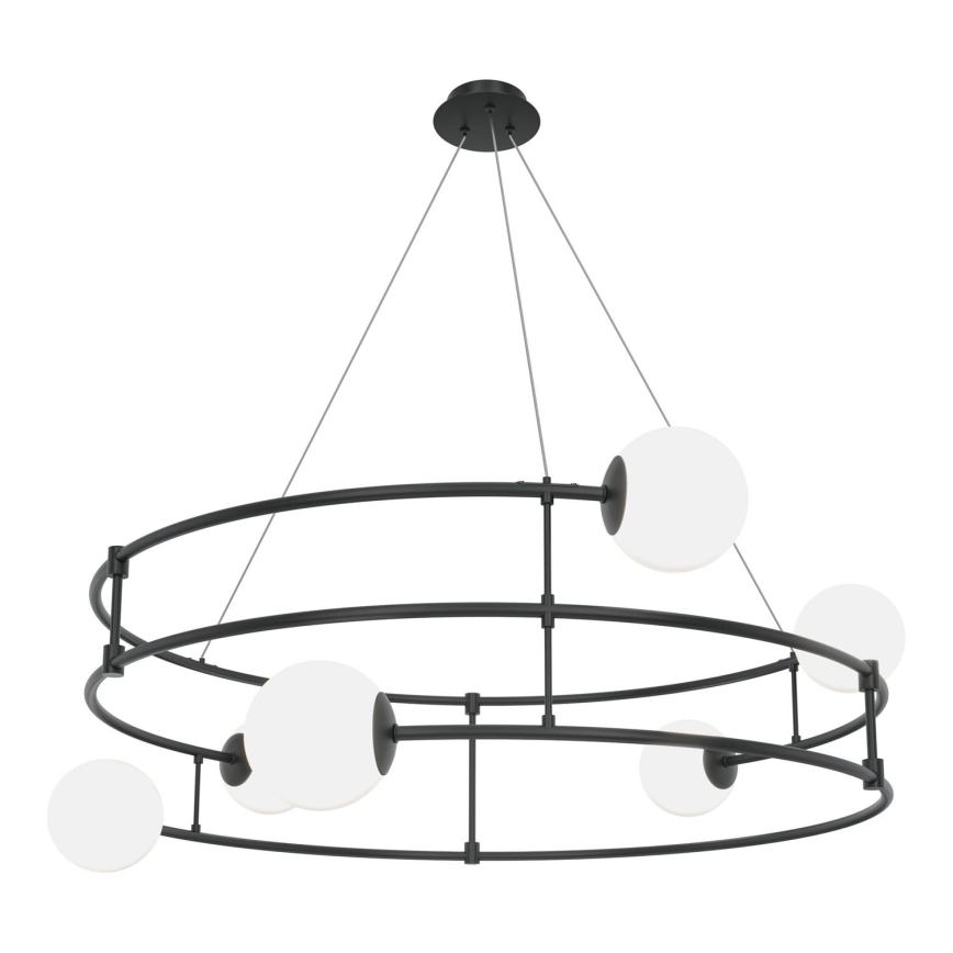 Maytoni MOD317PL-06B - Пендел BALANCE 6xG9/40W/230V черен