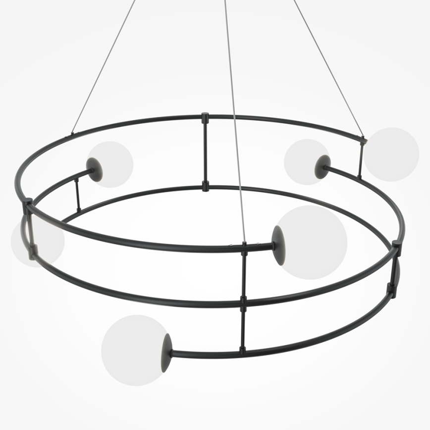 Maytoni MOD317PL-06B - Пендел BALANCE 6xG9/40W/230V черен