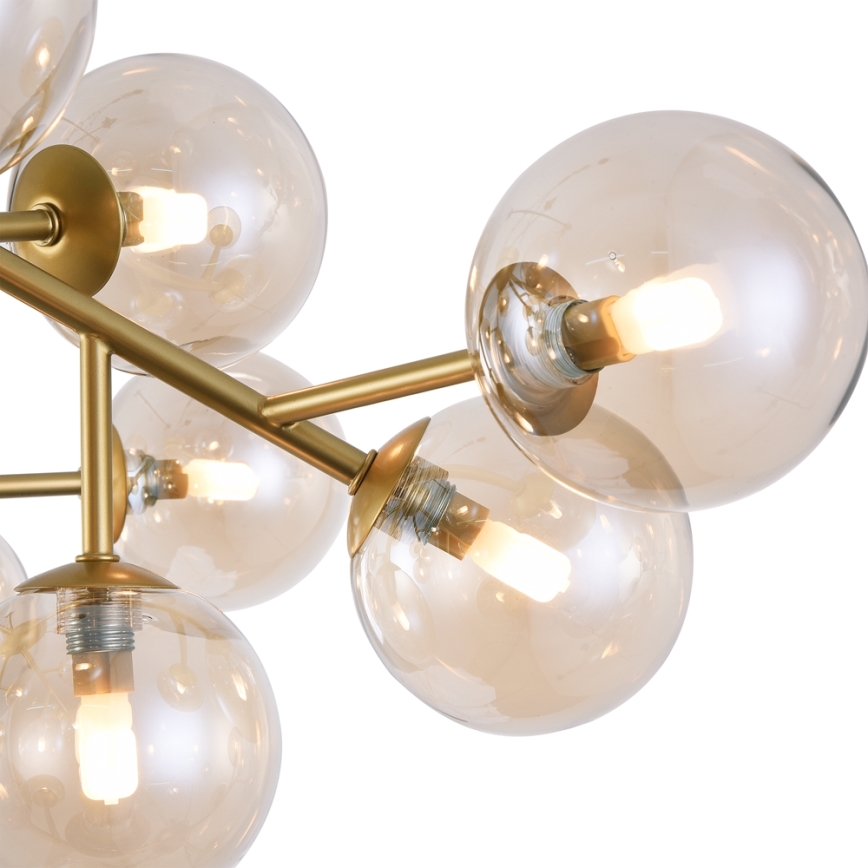 Maytoni MOD545PL-20G - Полилей за повърхностен монтаж DALLAS 20xG9/28W/230V месинг