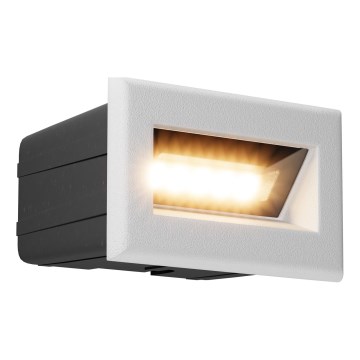 Maytoni O045SL-L3W3K - LED Екстериорна лампа за вграждане BOSCA LED/3W/230V 3000K IP65 бял