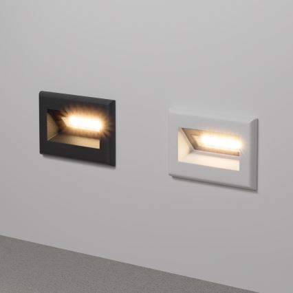 Maytoni O045SL-L3W3K - LED Екстериорна лампа за вграждане BOSCA LED/3W/230V 3000K IP65 бял