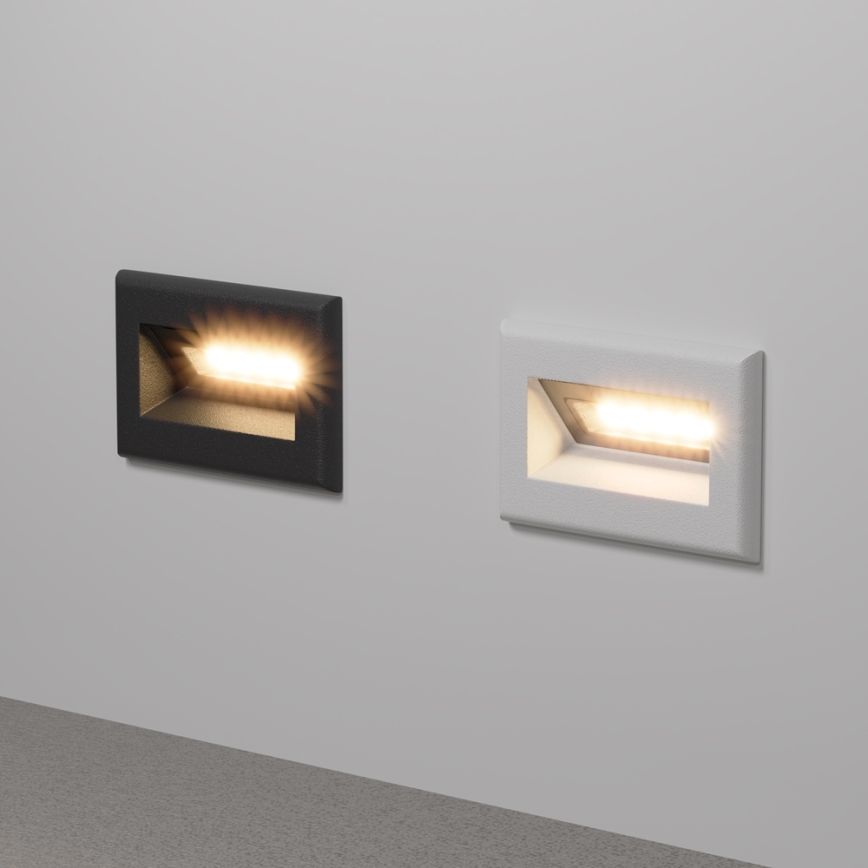Maytoni O045SL-L3W3K - LED Екстериорна лампа за вграждане BOSCA LED/3W/230V 3000K IP65 бял
