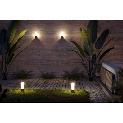 Maytoni O418FL-01B - Екстериорна лампа WILLIS 1xE27/60W/230V 30 см IP54 черен