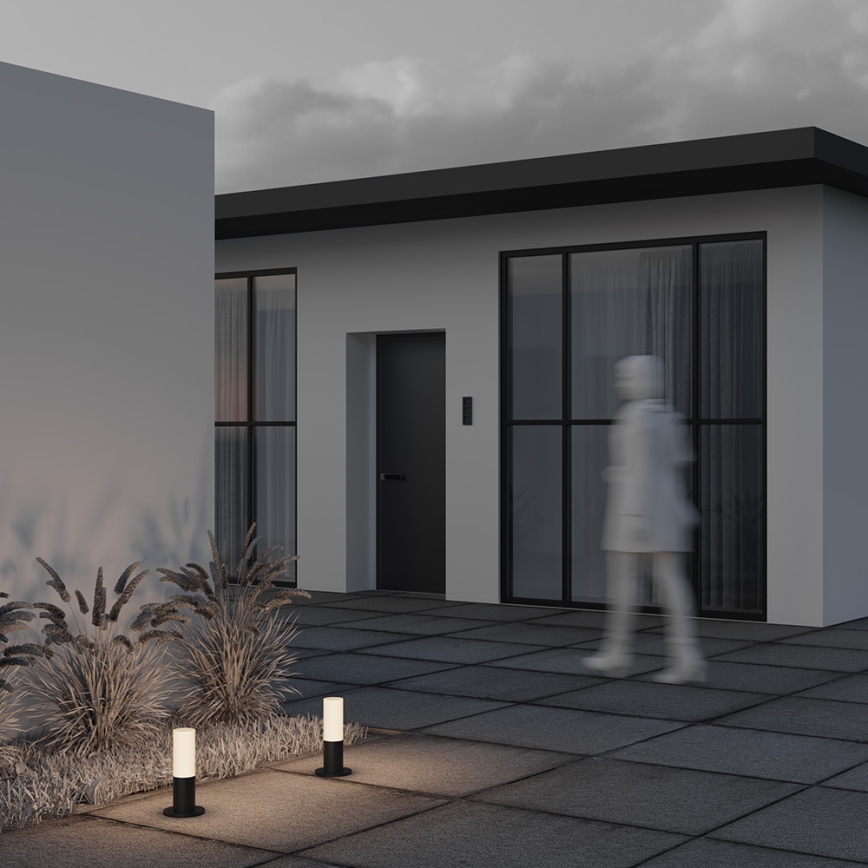 Maytoni O418FL-01B - Екстериорна лампа WILLIS 1xE27/60W/230V 30 см IP54 черен