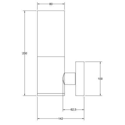 Maytoni O418WL-01GR - Екстериорен аплик WILLIS 1xE27/60W/230V IP54 антрацит