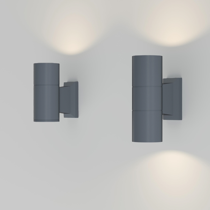 Maytoni O574WL-02GR - Екстериорен аплик BOWERY 2xGU10/50W/230V IP54 антрацит