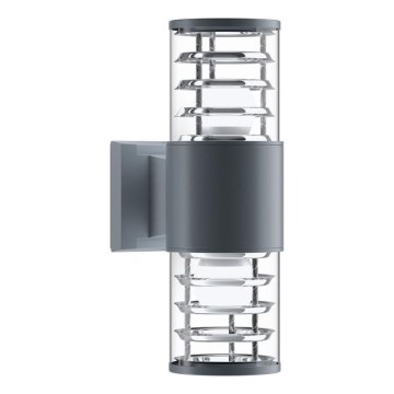 Maytoni O576WL-02GR - Екстериорен аплик BRONX 2xE27/60W/230V IP54 антрацит