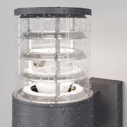 Maytoni O576WL-02GR - Екстериорен аплик BRONX 2xE27/60W/230V IP54 антрацит