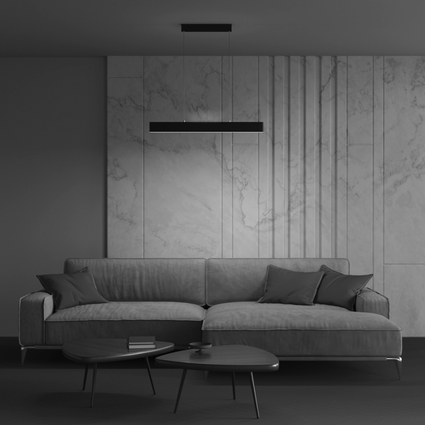 Maytoni P010PL-L23B4K - LED Пендел STEP LED/23W/230V 4000K 91 см черен