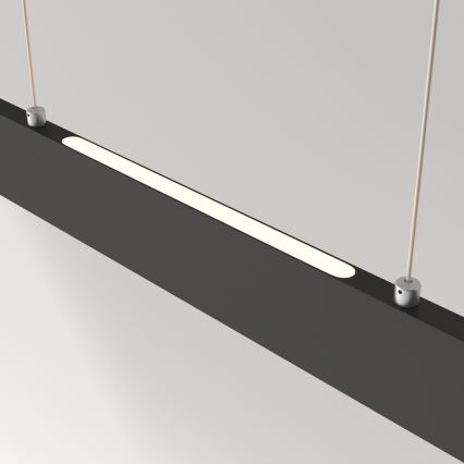 Maytoni P010PL-L30B4K - LED Пендел STEP LED/30W/230V 4000K 118,5 см черен