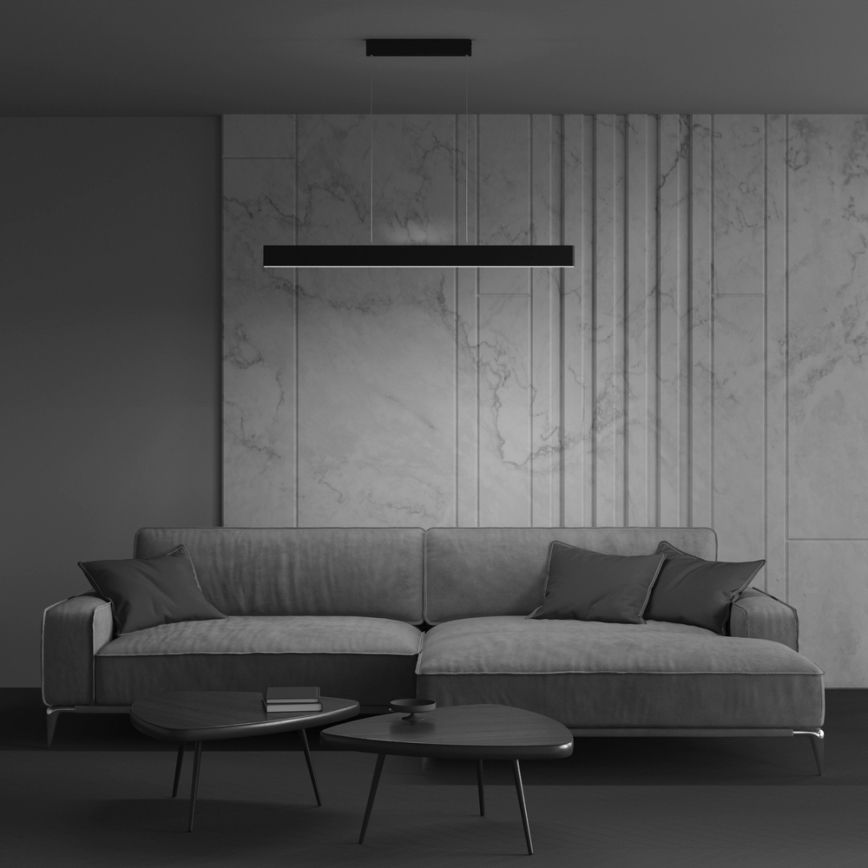 Maytoni P010PL-L30B4K - LED Пендел STEP LED/30W/230V 4000K 118,5 см черен