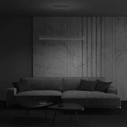 Maytoni P010PL-L30W4K - LED Пендел STEP LED/30W/230V 4000K 118,5 см бял