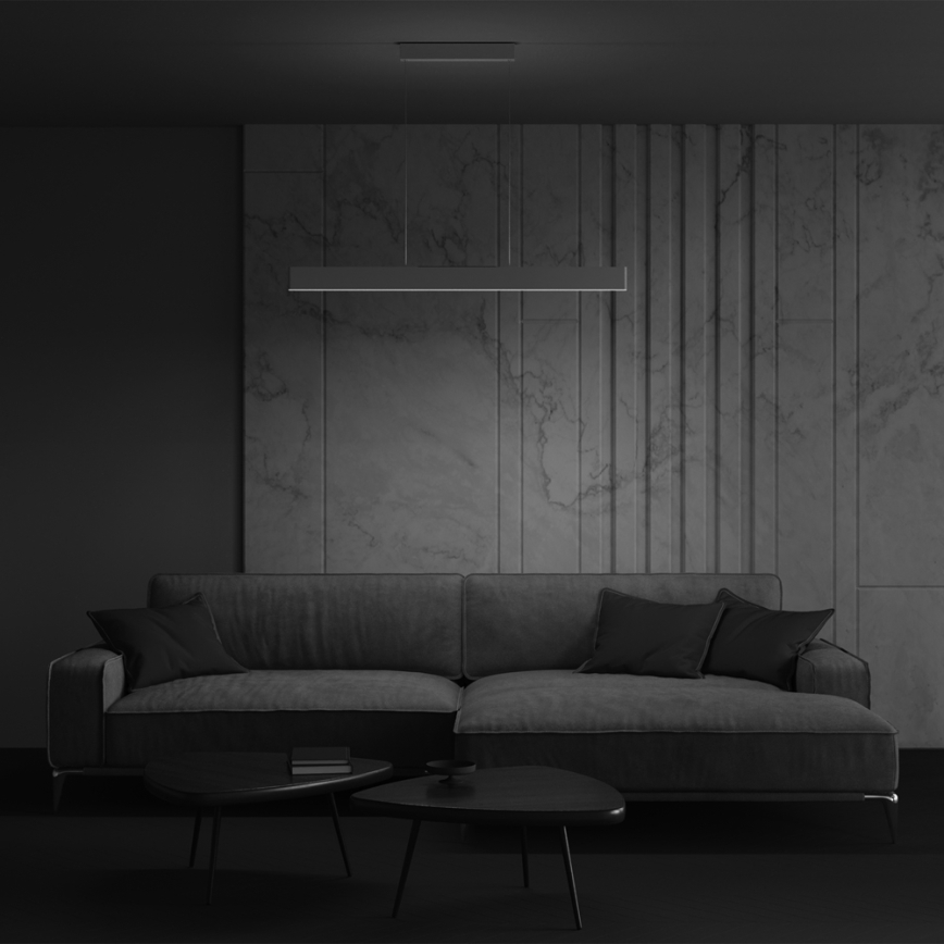 Maytoni P010PL-L30W4K - LED Пендел STEP LED/30W/230V 4000K 118,5 см бял