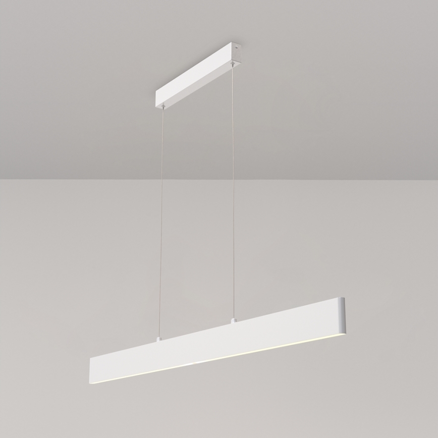 Maytoni P010PL-L30W4K - LED Пендел STEP LED/30W/230V 4000K 118,5 см бял