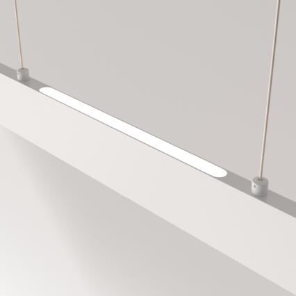 Maytoni P010PL-L30W4K - LED Пендел STEP LED/30W/230V 4000K 118,5 см бял