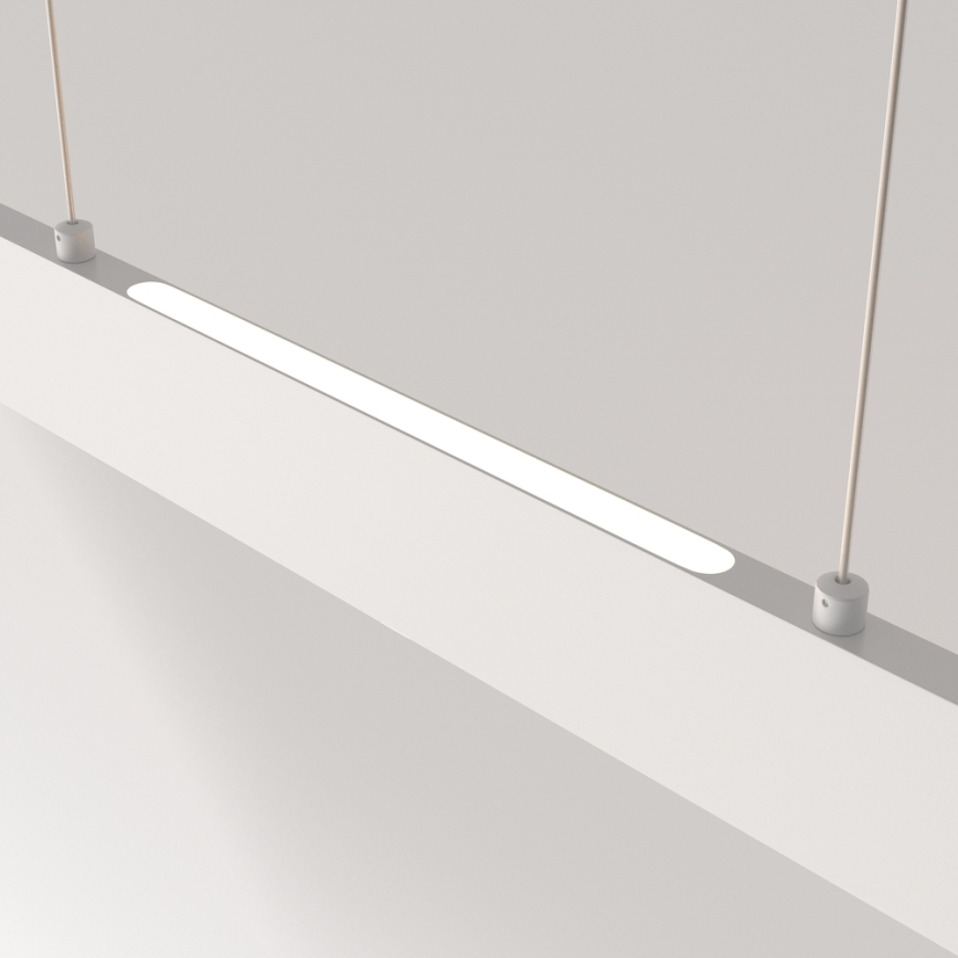 Maytoni P010PL-L30W4K - LED Пендел STEP LED/30W/230V 4000K 118,5 см бял