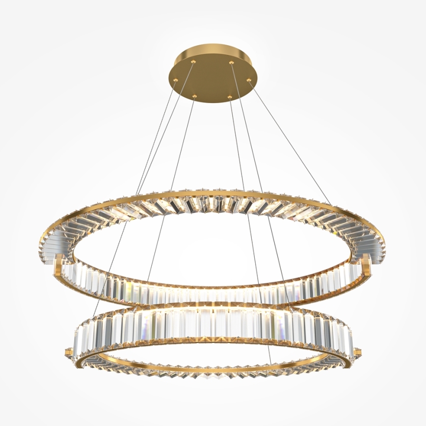 Maytoni P097PL-L90G4K - LED Пендел KRONE LED/90W/230V CRI 90 Ø 80,5 см златист