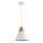 Maytoni P359-PL-01-W - Пендел BICONES 1xE27/60W/230V Ø 22 см бял/бежов