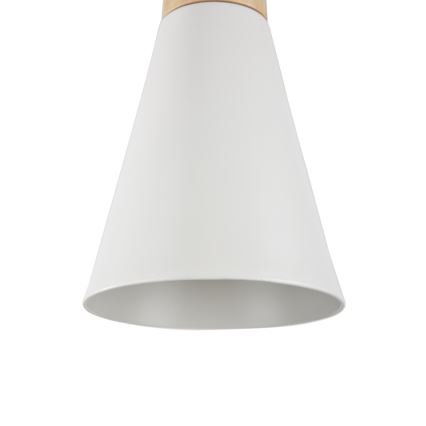 Maytoni P359-PL-140-W - Пендел BICONES 1xE27/60W/230V Ø 14 см бял/бежов