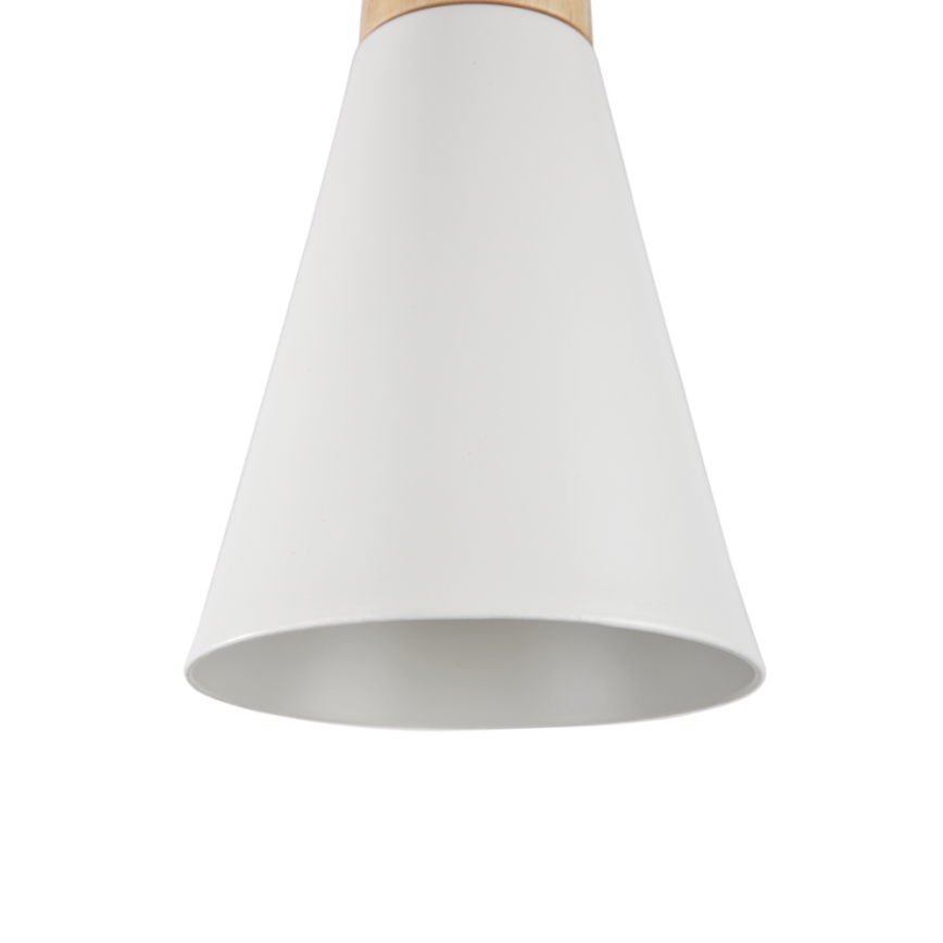 Maytoni P359-PL-140-W - Пендел BICONES 1xE27/60W/230V Ø 14 см бял/бежов