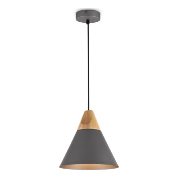 Maytoni P359-PL-220-C - Пендел BICONES 1xE27/60W/230V Ø 22 см сив/бежов