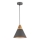 Maytoni P359-PL-220-C - Пендел BICONES 1xE27/60W/230V Ø 22 см сив/бежов